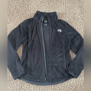 Black Fuzzy North Face